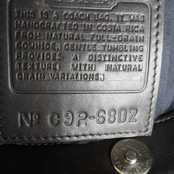 Coach Vintage Sonoma Brown Bag, EUC - Picture 9 of 11